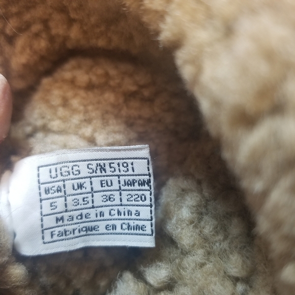 Ugg Locarno 5191 brown leather boots - Picture 9 of 13